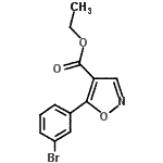CAS 登录号：887407-90-1， 乙基5-(3-溴苯基)-1,2-恶唑-4-羧酸酯