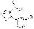 CAS 登录号：887408-13-1， 5-(3-溴苯基)-1,2-恶唑-4-羧酸