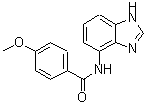CAS 登录号：887411-54-3， N-(1H-苯并咪唑-4-基)-4-甲氧基苯甲酰胺