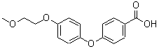 CAS#: 887412-01-3, 4-[4-(2-Methoxyethoxy)phenoxy]benzoic acid