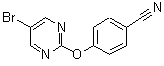 CAS 登录号：887430-98-0， 4-[(5-溴-2-嘧啶基)氧基]苯甲腈