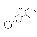 CAS#: 887576-33-2, N-Methoxy-N-methyl-4-(4-morpholinyl)benzamide