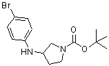 CAS 登录号：887578-11-2， 3-[(4-溴苯基)氨基]-1-吡咯烷羧酸叔丁酯