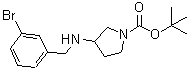 CAS#: 887578-25-8, 2-Methyl-2-propanyl 3-[(3-bromobenzyl)amino]-1-pyrrolidinecarboxylate
