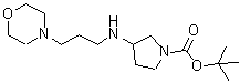 CAS#: 887579-34-2, 2-Methyl-2-propanyl 3-{[3-(4-morpholinyl)propyl]amino}-1-pyrrolidinecarboxylate