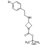 CAS#: 887579-92-2, 2-Methyl-2-propanyl 3-{[2-(4-bromophenyl)ethyl]amino}-1-azetidinecarboxylate