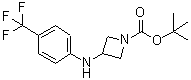 CAS 登录号：887580-36-1， 3-{[4-(三氟甲基)苯基]氨基}-1-吖丁啶羧酸叔丁酯