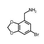 CAS#: 887581-73-9, 1-(6-Bromo-1,3-benzodioxol-4-yl)methanamine