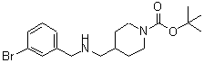 CAS#: 887581-81-9, 2-Methyl-2-propanyl 4-{[(3-bromobenzyl)amino]methyl}-1-piperidinecarboxylate