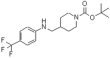 CAS#: 887582-74-3, 2-Methyl-2-propanyl 4-({[4-(trifluoromethyl)phenyl]amino}methyl)-1-piperidinecarboxylate