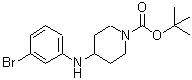 CAS#: 887583-76-8, 2-Methyl-2-propanyl 4-[(3-bromophenyl)amino]-1-piperidinecarboxylate