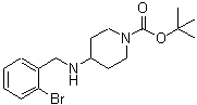 CAS 登录号：887583-83-7， 4-[(2-溴苄基)氨基]-1-哌啶羧酸叔丁酯