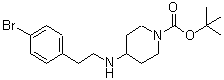 CAS 登录号：887584-01-2， 4-{[2-(4-溴苯基)乙基]氨基}-1-哌啶羧酸叔丁酯