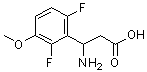 CAS#: 887584-05-6, 3-Amino-3-(2,6-difluoro-3-methoxyphenyl)propanoic acid