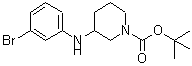 CAS#: 887584-15-8, 2-Methyl-2-propanyl 3-[(3-bromophenyl)amino]-1-piperidinecarboxylate