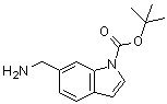 CAS 登录号：887584-21-6， 6-(氨基甲基)-1H-吲哚-1-羧酸叔丁酯