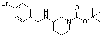 CAS#: 887584-43-2, 2-Methyl-2-propanyl 3-[(4-bromobenzyl)amino]-1-piperidinecarboxylate