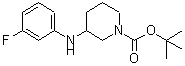 CAS#: 887584-77-2, 2-Methyl-2-propanyl 3-[(3-fluorophenyl)amino]-1-piperidinecarboxylate