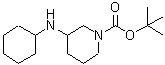 CAS#: 887586-23-4, 2-Methyl-2-propanyl 3-(cyclohexylamino)-1-piperidinecarboxylate