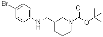 CAS 登录号：887587-06-6， 3-{[(4-溴苯基)氨基]甲基}-1-哌啶羧酸叔丁酯