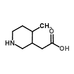 CAS#: 887587-28-2, (4-Methyl-3-piperidinyl)acetic acid
