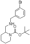 CAS#: 887587-79-3, 2-Methyl-2-propanyl 2-{[(3-bromobenzyl)amino]methyl}-1-piperidinecarboxylate