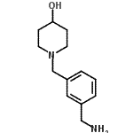 CAS#: 887588-63-8, 1-[3-(Aminomethyl)benzyl]-4-piperidinol
