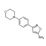 CAS 登录号：887591-37-9， 3-[4-(4-吗啉基)苯基]-1,2-恶唑-5-胺