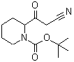 CAS#: 887592-68-9, 2-Methyl-2-propanyl 2-(cyanoacetyl)-1-piperidinecarboxylate