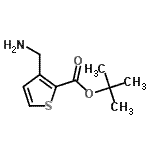 CAS#: 887594-90-3, 2-Methyl-2-propanyl 3-(aminomethyl)-2-thiophenecarboxylate