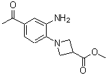 CAS 登录号:887596-08-9, 1-(4-乙酰基-2-氨基苯基)-3-吖丁啶羧酸甲酯