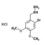 CAS#: 887596-58-9, (2-Bromo-4,5-dimethoxybenzyl)hydrazine hydrochloride (1:1)