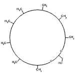 CAS 登录号:88795-41-9, (7,11,15,19,22,26,30,34-八甲基-1,4-二氧杂环三十六碳n-2-基)甲醇