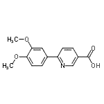 CAS 登录号：887976-58-1， 6-(3,4-二甲氧基苯基)烟酸