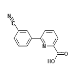 CAS#: 887981-96-6, 6-(3-Cyanophenyl)-2-pyridinecarboxylic acid