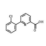 CAS 登录号：887982-21-0， 6-(2-氯苯基)-2-吡啶羧酸