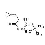 CAS#: 888323-62-4, 3-Cyclopropyl-N-{[(2-methyl-2-propanyl)oxy]carbonyl}alanine