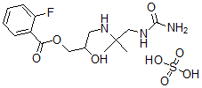 CAS 登录号：88844-73-9， 氟司洛尔硫酸盐