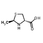 CAS#: 88855-03-2, (2R,4S)-2-Methyl-1,3-thiazolidine-4-carboxylic acid