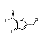 CAS#: 88918-36-9, 5-(Chloromethyl)-3-oxo-1,2-oxazole-2(3H)-carbonyl chloride
