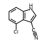 CAS#: 889942-73-8, 4-Chloro-1H-indole-3-carbonitrile