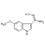 CAS#: 889943-79-7, N-Hydroxy-5-methoxy-1H-indole-3-carboximidamide