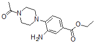 CAS#: 889946-58-1, 4-(4-Acetyl-1-Piperazinyl)-3-Amino-Benzoic Acid Ethyl Ester