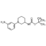 CAS#: 889948-93-0, 2-Methyl-2-propanyl [1-(3-aminophenyl)-3-piperidinyl]carbamate