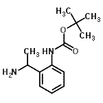 CAS#: 889949-41-1, 2-Methyl-2-propanyl [2-(1-aminoethyl)phenyl]carbamate