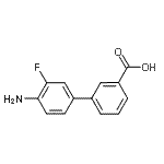 CAS#: 889950-38-3, 4'-Amino-3'-fluoro-3-biphenylcarboxylic acid
