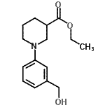 CAS#: 889956-11-0, Ethyl 1-[3-(hydroxymethyl)phenyl]-3-piperidinecarboxylate