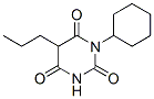 CAS 登录号:890-04-0, 1-环己基-5-丙基-2,4,6(1H,3H,5H)-嘧啶三酮