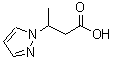 CAS#: 890092-84-9, 3-(1H-Pyrazol-1-yl)butanoic acid