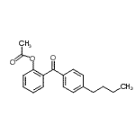 CAS#: 890098-44-9, 2-(4-Butylbenzoyl)phenyl acetate
